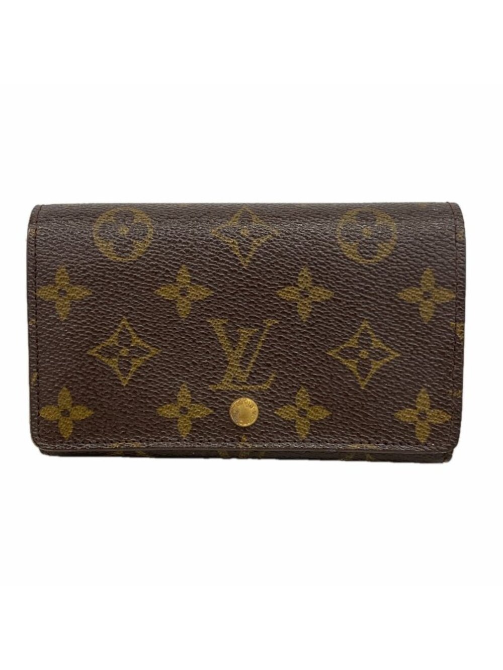 Louis Vuitton Wallet Monogram Porte Monnaie Billets Tresor Brown